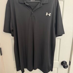 Under Armour Men's Black Polo Shirt